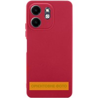 Чохол TPU GETMAN Liquid Silk Full Camera для Xiaomi Redmi Note 14 Pro 4G Червоний / Dark Red