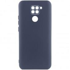 Чохол TPU GETMAN Liquid Silk Full Camera для Xiaomi Redmi Note 9 / Redmi 10X Синій / Midnight Blue