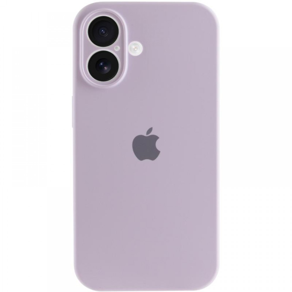 Чохол Silicone Case Full Camera Protective (AA) для Apple iPhone 16 (6.1") Бузковий / Lilac