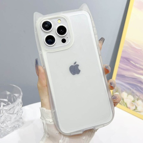 Чохол TPU Cat для Apple iPhone 14 Pro (6.1") Transparent