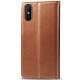 Шкіряний чохол книжка GETMAN Gallant (PU) для Xiaomi Redmi 9A Коричневий