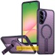 Чохол TPU Breeze with MagSafe stand для Xiaomi Redmi 14C / Poco C75 Purple