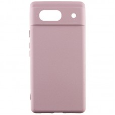 Чохол Silicone Cover Lakshmi Full Camera (AA) для Google Pixel 7a Рожевий / Pink Sand