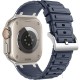 Ремінець Hoco WA35 Emir series thickened silicone strap для Apple watch 44/45/46/49mm Grayish Blue
