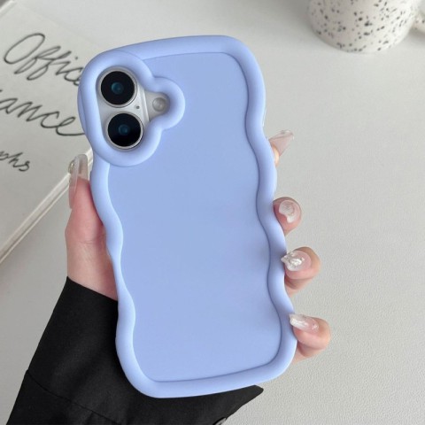 Чохол TPU Ripple для Apple iPhone 16 Plus (6.7") Lilac Blue