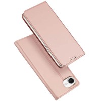 Чохол-книжка Dux Ducis з кишенею для візиток для Apple iPhone 16e / 17e (6.1") Rose Gold