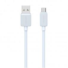 Дата кабель Usams US-SJ690 Striped KY Ser. USB to MicroUSB 2A (1m)