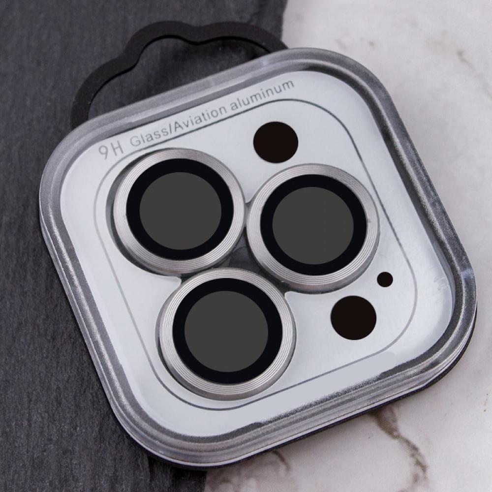 Защитное стекло Metal Classic на камеру (в упак.) для Apple iPhone 16 Pro (6.3") / 16 Pro Max (6.9")