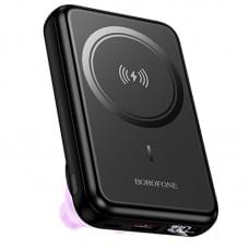 Портативний ЗП Power Bank Borofone BJ83 Ocean 22.5W+PD20W з БЗП 10000 mAh Black