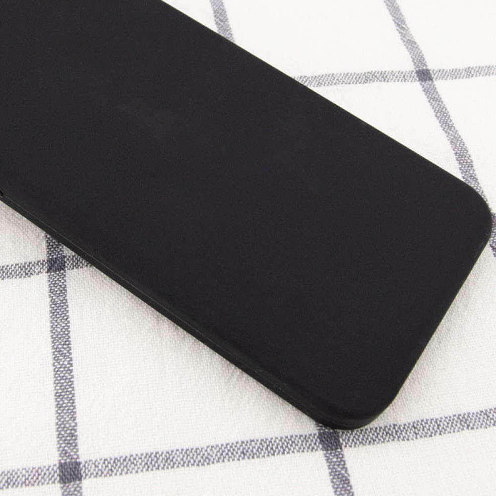 Чохол Silicone Case Square Full Camera Protective (AA) NOLOGO для Apple iPhone 7 plus/8 plus (5.5") Чорний / Black