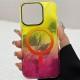 Чохол TPU Shiny Mountain (MagFit) для Apple iPhone 15 Pro Max (6.7") Yellow / Pink