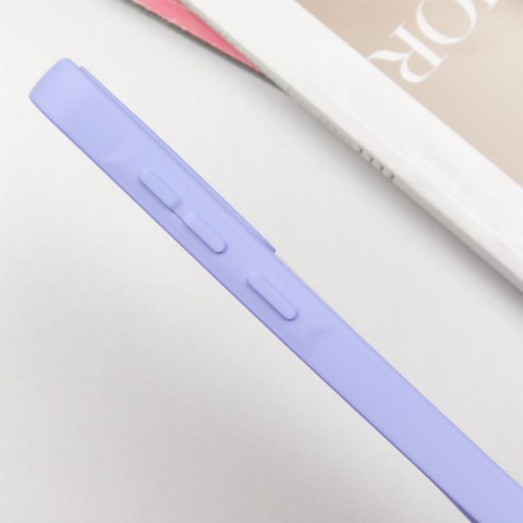 Чохол TPU GETMAN Liquid Silk Full Camera для Samsung Galaxy S23 FE Бузковий / Dasheen