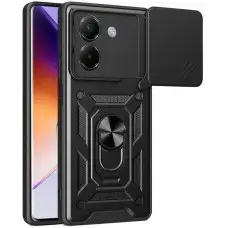 Чохол Ummi Camshield Serge Ring для Xiaomi Poco F7 Чорний