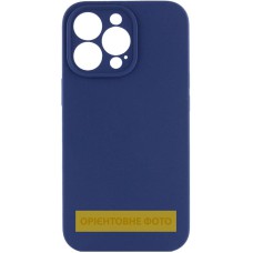 Чохол Silicone Case Full Camera Protective (AA) NO LOGO для Apple iPhone 17 Pro Max (6.9") Синій / Deep navy