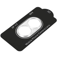 Захисне скло на камеру Full Block (тех.пак) для Apple iPhone 17 (6.3") Прозорий