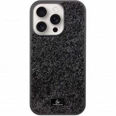 TPU чохол Bling World Rock Diamond для Apple iPhone 16 Pro (6.3") Чорний
