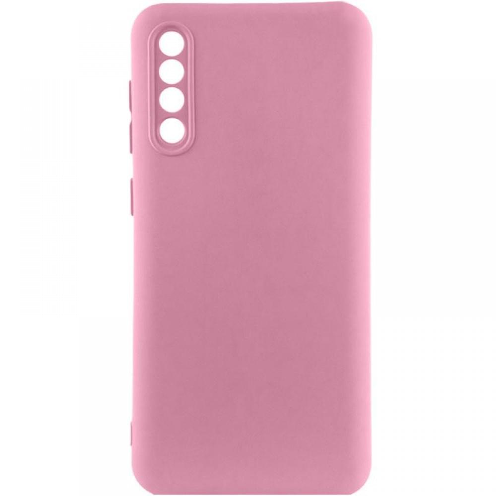 Чохол TPU GETMAN Liquid Silk Full Camera для Samsung Galaxy A50 (A505F) / A50s / A30s Рожевий / Pink