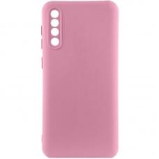 Чохол TPU GETMAN Liquid Silk Full Camera для Samsung Galaxy A50 (A505F) / A50s / A30s Рожевий / Pink