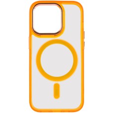 Чохол TPU Iris with MagSafe для Apple iPhone 14 Pro (6.1") Помаранчевий