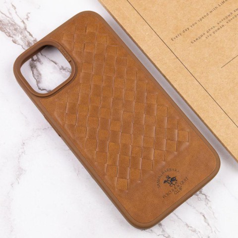 Шкіряний чохол Polo Santa Barbara для Apple iPhone 14 (6.1") Brown