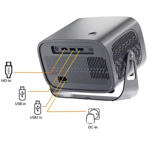 Проектор 4k ver.1 Android A10 Black