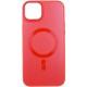Чехол TPU+Glass Sapphire Midnight Open Camera with MagSafe для Apple iPhone 15 Plus (6.7")
