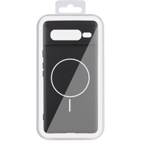 Чохол Silicone Cover Lakshmi Full Camera (AA) with MagFit для Google Pixel 7 Pro Чорний / Black