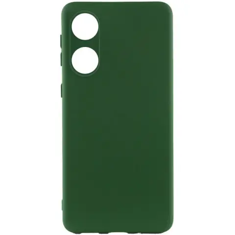 Чохол Silicone Cover Lakshmi Full Camera (A) для Oppo A58 4G Зелений / Dark green