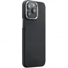 Чохол PC Carbon Protection Slim with MagSafe для Apple iPhone 15 Pro Max (6.7") Black