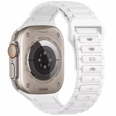 Силіконовий ремінець Defense для Apple Watch 42(ser.1-3)/44/45/46/49mm White