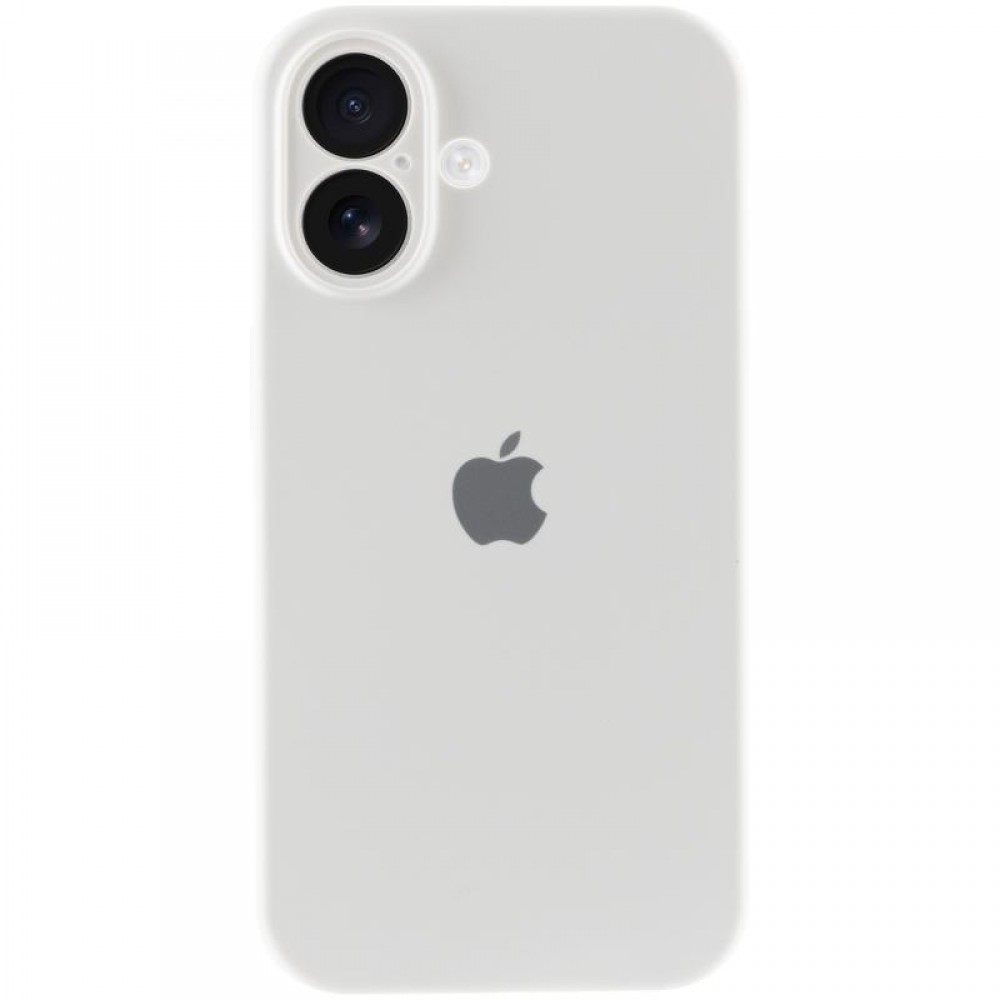 Чохол Silicone Case Full Camera Protective (AA) для Apple iPhone 17 (6.3") Білий / White