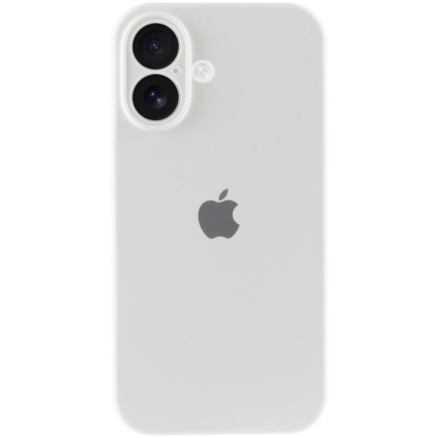 Чохол Silicone Case Full Camera Protective (AA) для Apple iPhone 17 (6.3") Білий / White