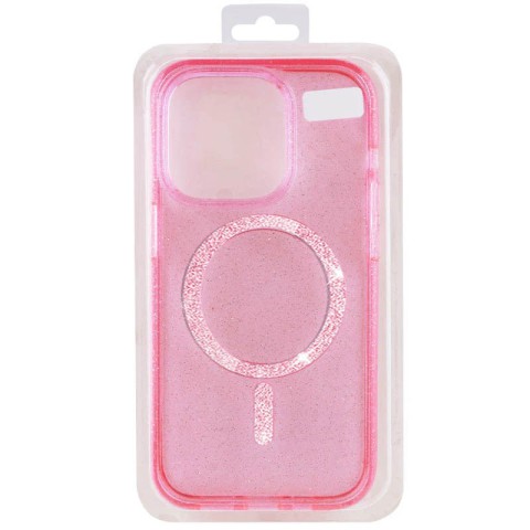 Чохол TPU Eclipse Sparkle (MagFit) для Apple iPhone 12 Pro Max (6.7") Pink