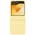 Шкіряний чохол Leather Case (AAA) для Samsung Galaxy Z Flip6 Yellow