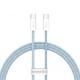 Дата кабель Baseus Dynamic Series Type-C to Type-C 100W (2m) (CALD00030) Blue