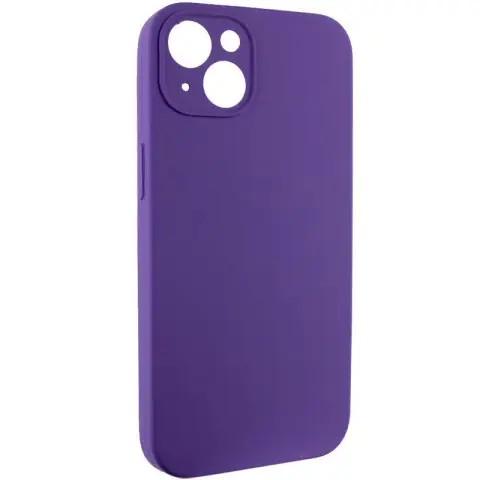 Чохол Silicone Case Full Camera Protective (AA) NO LOGO для Apple iPhone 13 (6.1") Фіолетовий / Amethyst