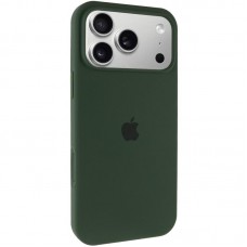 Чохол Silicone Case Full Protective (AA) для Apple iPhone 17 Pro (6.3") Зелений / Cyprus Green