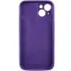 Чохол Silicone Case Full Camera Protective (AA) NO LOGO для Apple iPhone 13 (6.1") Фіолетовий / Amethyst