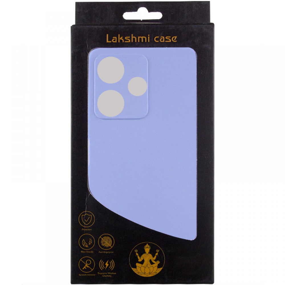 Чохол Silicone Cover Lakshmi Full Camera (AAA) with Logo для Xiaomi Redmi 13 4G / Poco M6 4G Бузковий / Dasheen