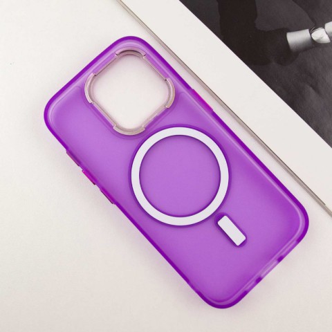 Чохол TPU+PC Lily with MagSafe для Apple iPhone 14 Pro Max (6.7") Purple