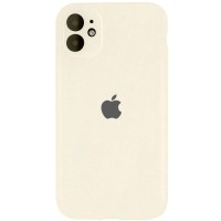 Чохол Silicone Case Full Camera Protective (AA) для Apple iPhone 12 (6.1") Бежевий / Antique White
