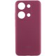 Чохол Silicone Cover Lakshmi Full Camera (AAA) для Xiaomi Redmi Note 13 4G Бордовий / Plum