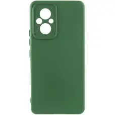 Чохол Silicone Cover Ummi Lakshmi Full Camera (AA) для Xiaomi Poco M5 Зелений / Dark green
