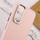 TPU чохол Bonbon Metal Style для Samsung Galaxy A14 4G/5G Рожевий / Light pink