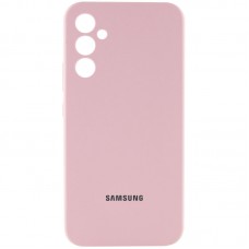 Чохол Silicone Cover Lakshmi Full Camera (AAA) with Logo для Samsung Galaxy A56 Рожевий / Pink Sand