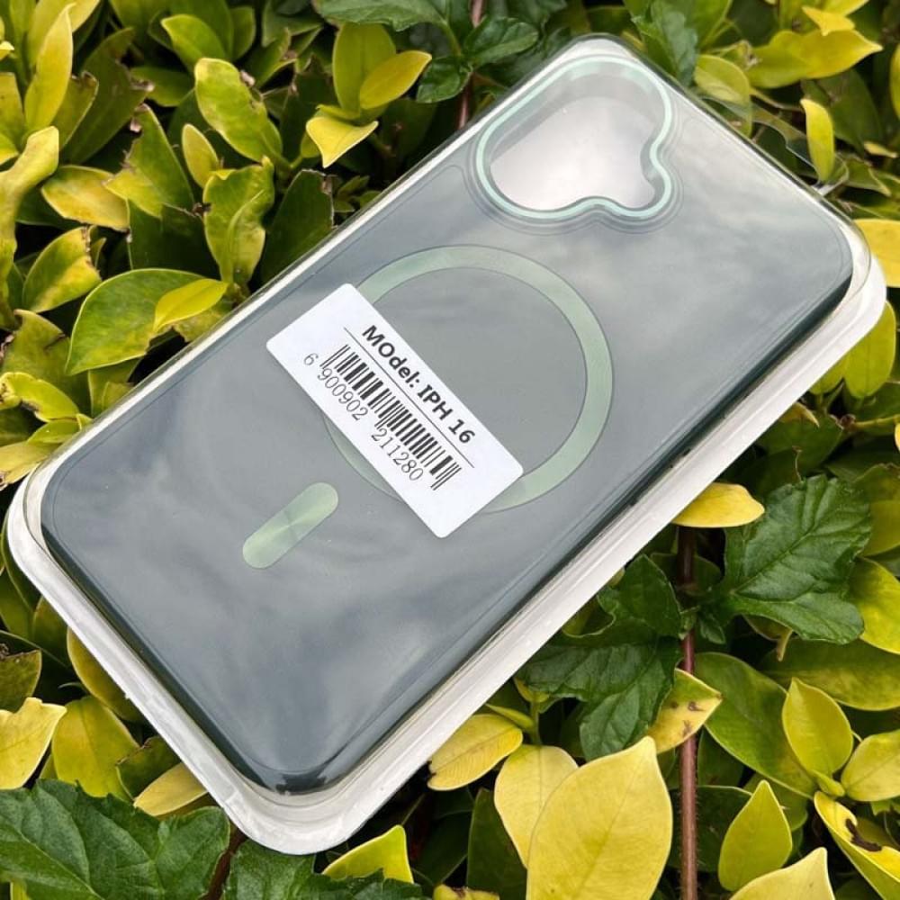 Шкіряний чохол SnapCase with MagSafe для Apple iPhone 16 (6.1") Green