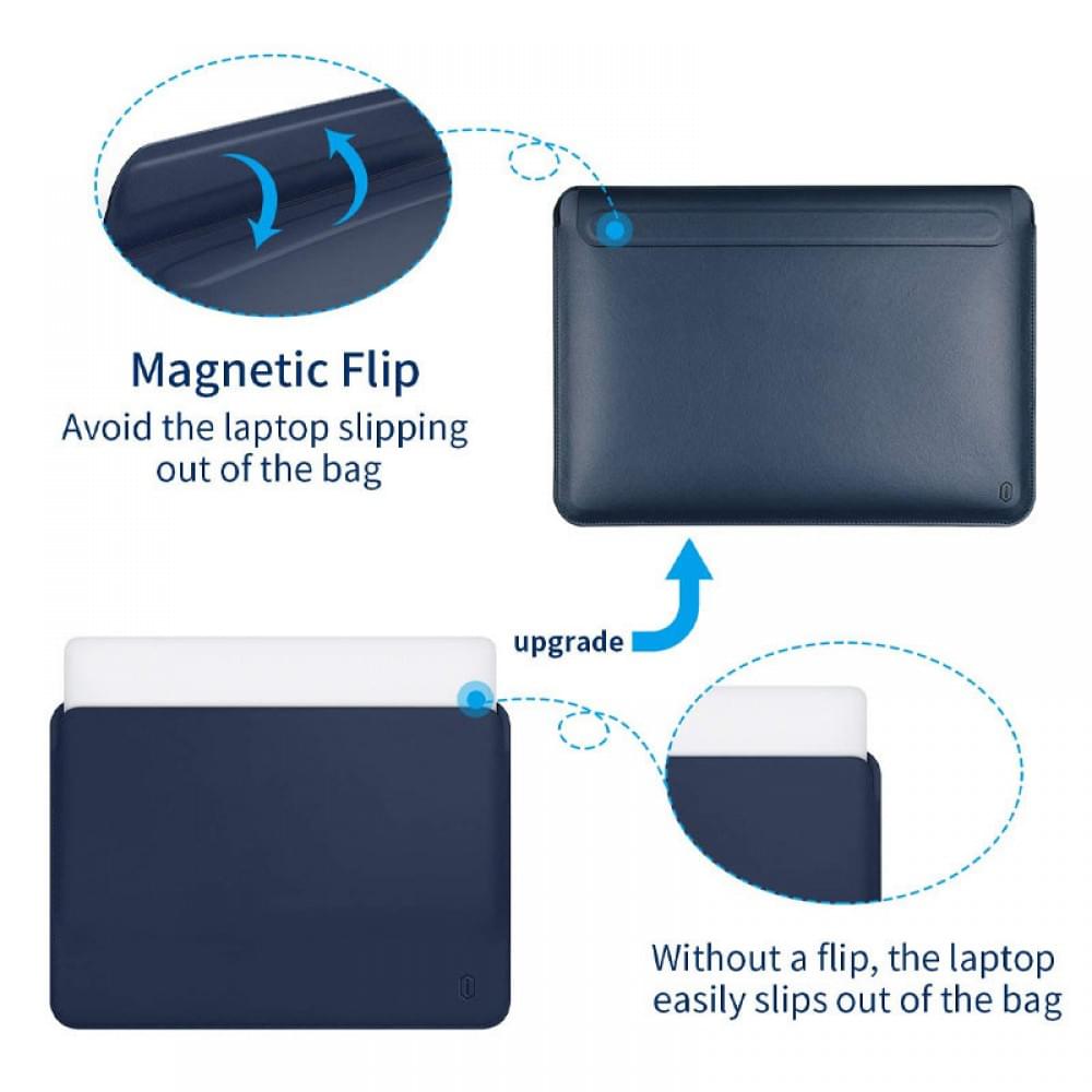 Чехол с подставкой WIWU SKIN PRO Portable Stand Sleeve 14.2"