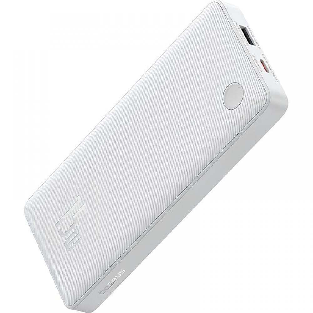 Портативний ЗП Power Bank Baseus Airpow Lite OS 15W 10000 mAh (P10067500) Moon White Портативний ЗП Power Bank Baseus Airpow Lite OS 15W 10000 mAh (P10067500) Moon White
