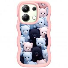 Чохол TPU Cloudy Pictures для Xiaomi Redmi Note 13 Pro 4G / Poco M6 Pro 4G Bears