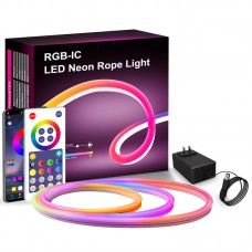 Настінна лента RGB LED LD05 Bluetooth EU Plug with app 12V (5m) White